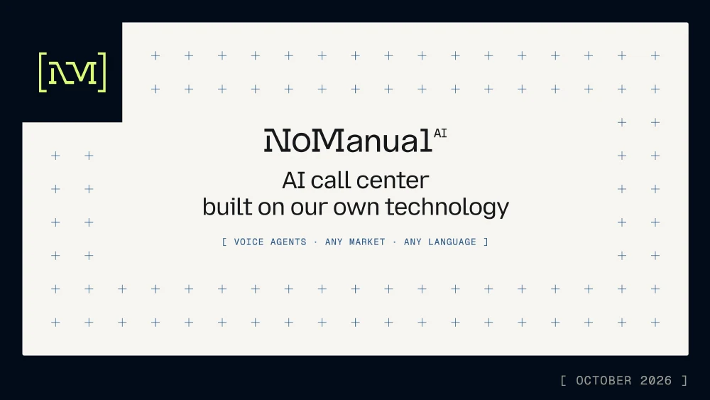 NoManual AI Call Center